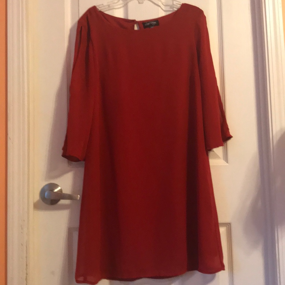 Red dress